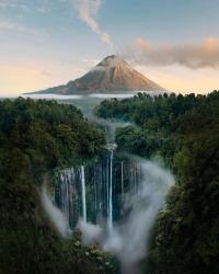 Discover the Enchanting Curtain of Water at Tumpak Sewu